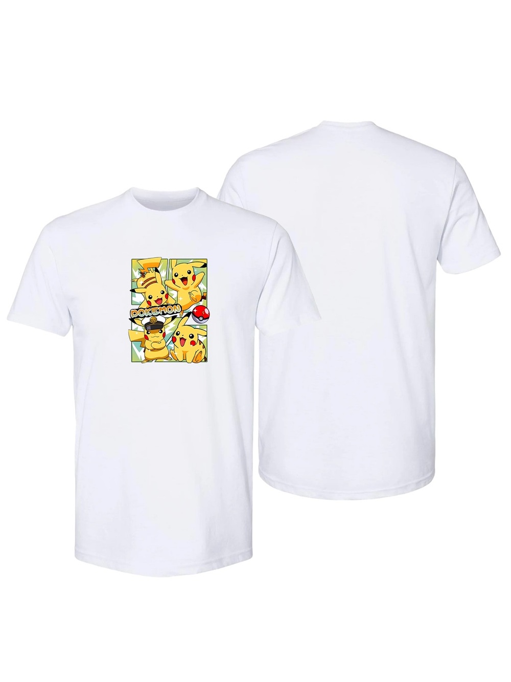 Pokémon Pikachu Cotton T-Shirt White